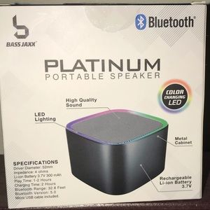 Platinum portable speaker